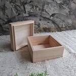 กล่องไม้แบบฝาครอบ