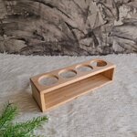 งานถาดไม้ใส้แก้วน้ำ