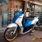 😘ไม่เน้นขับซิ่ง เอาไว้วิ่งชมวิว...... รถบ้านมือเดียวน่าใช้มาอีกแล้ว Yamaha Fino เกจ์แยก จดทะเบียนกลางปี55 สภาพพร้อมใช้งาน