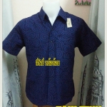 เสื้อหม้อห้อมผ้ากัดลาย ทรงซาฟารีชาย 3 กระเป๋า