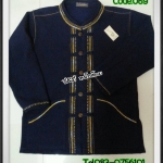 เสื้อหม้อห้อม ผ้าฝ้าย ด้นมือ แบบผู้ชาย