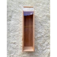 สีไม้ธรรมชาติ ฝาอะคลิริค (Natural color)