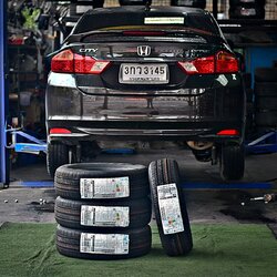 ยาง KUMHO SOLUS TA21 185/60R15 84H ติดตั้งใส่ HONDA CITY