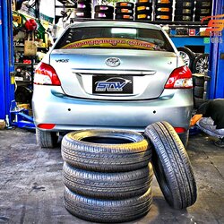 ยางป้ายแดง BRIDGESTONE ECOPIA EP150 ขนาดยาง 185/65R15 (ปี19)