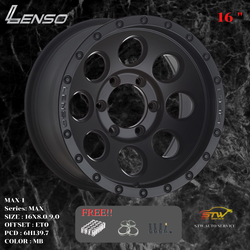 ล้อแม็กซ์ LENSO MAX-1 ขอบ16นิ้ว ราคาถูก