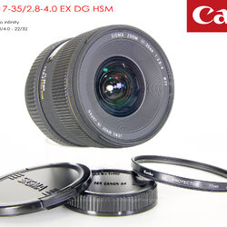 Sigma AF 17-35/2.8-4.0 EX DG HSM*Canon EF Mount เลนส์ไวด์ไวแสงรองรับกล้องฟูลเฟรม Canon