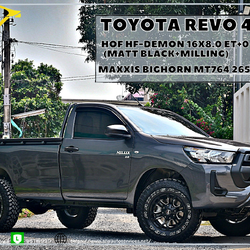 เปลี่ยนล้อยาง TOYOTA REVO 4X4 ล้อออฟโรด HOF HF-DEMON ขอบ16นิ้ว ยาง MAXXIS MT764 265/70R16