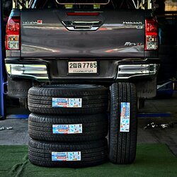 ยาง OTANI SA1000 265/65R17 112H ติดตั้งใส่ TOYOTA PRERUNNER