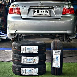 ยาง KUMHO SOLUS TA21 185/60R15 84H ติดตั้งใส่ TOYOTA VIOS