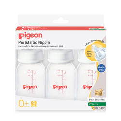 Pigeon ขวดนม RPP 4oz./3 พร้อมจุกมินิ S
