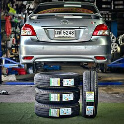 เปลี่ยนยาง TOYOTA VIOS DUNLOP ENASAVE EC300 PLUS 185/60R15 84H