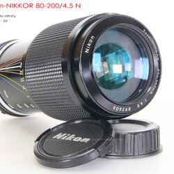 Nikon Zoom-Nikkor 80-200/4.5 N *Nikon Ai-S Mount เลนส์ซูมมือหมุนระยะไกลคมๆจากนิค่อน