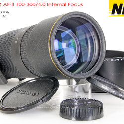 Tokina AT-X AFII 100-300/4.0 Internal Focus *Nikon AF-D Mount เลนส์ซูมซูเปอร์เทเลสายถ่ายนกเอฟกว้าง