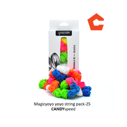 Magicyoyo Yoyo String Pack-25 เชือกโยโย่ | By CANDYspeed
