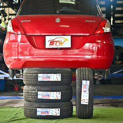 ยาง OTANI EK1000 195/55R15 85V ติดตั้งใส่ SUZUKI SWIFT