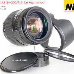 Tokina AT-X AF 24-200/3.5-5.6 Aspherical[IF] *Nikon AF-D Mount เลนส์ครอบจักรวาลรองรับฟูลเฟรม