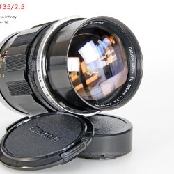 Canon FL 135/2.5 *Canon FD Mount เลนส์ไวแสงละลายฉากหลังสวย