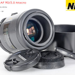 Tamron SP AF 90/2.5 Macro *Nikon AF-D Mount เลนส์มาโครพรอตเทรตสำหรับกล้อง Nikon DSLR