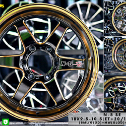 ล้อซิ่ง N-5 SE ขอบ18นิ้ว กระบะซิ่ง 6รู ราคาพิเศษ