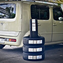 เปลี่ยนยาง NISSAN CUBE FIRENZA ST01A 195/55R15 85V