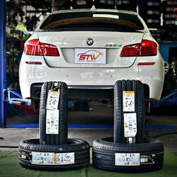เปลี่ยนยาง BMW Series 5 520d PIRELLI Cinturato P7 *Runflat (MOE) F:245/45R18 R:275/40R18