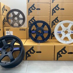 ล้อ TE37 ขอบ 15" งานไทย ART(ETON)