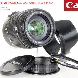 Sigma AF 18-250/3.5-6.3 DC OS HSM *Canon EF-S Mount เลนส์อเนกประสงค์ตัวเล็กซูมได้ 14 เท่ามีกันสั่น