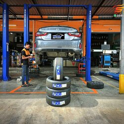 ยาง BRIDGESTONE TURANZA T005A 185/55R16 83V ติดตั้งใส่ HONDA CITY