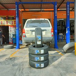 เปลี่ยนยาง FORD ESCAPE GOODYEAR MAXGUARD SUV 245/70R16 Y22