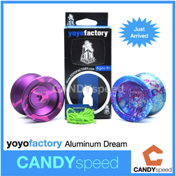 Yoyo โยโย่ yoyofactory Aluminum Dream โยโย่แข่งขันระดับโลกจาก USA