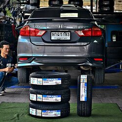 ยาง FALKEN SINCERA SN832i 195/55R15 85H ติดตั้งใส่ HONDA CITY