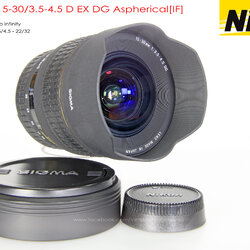 Sigma AF 15-30/3.5-4.5D EX DG Aspherical[IF] *Nikon AF-D Mount เลนส์ไวด์สุดๆรองรับกล้องฟูลเฟรม