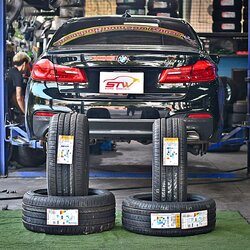 ยาง PIRELLI Cinturato P7 *Runflat (MOE) F 245/45R18 100Y R 275/40R18 99Y ติดตั้งใส่ BMW Series5 520d