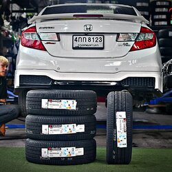 เปลี่ยนยาง HONDA CIVIC FB YOKOHAMA ADVAN dB E70 205/55R16 91V