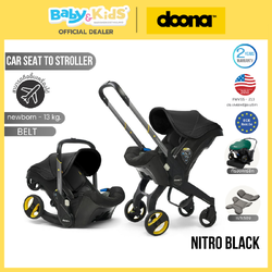 Doona Infant Baby Car Seat to Stroller Nitro Black สำหรับเด็กแรกเกิด