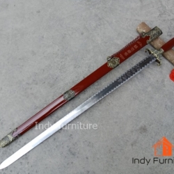 กระบี่ยาว รุ่น Jiansui ปลอกไม้สีแดง