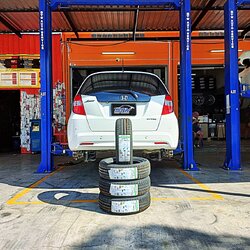 ยาง KUMHO Ecoving ES31 185/60R15 84H ติดตั้งใส่ HONDA JAZZ