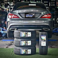 เปลี่ยนยาง Mercedes Benz CLA250 GOODYEAR Eagle F1 Asymmetric 2 ROF 225/40R18 92W