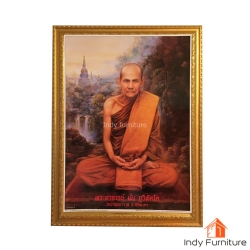 กรอบรูป พระอาจารย์มั่น ภูริทัตโต ขนาด 46x59 ซม. (9005)