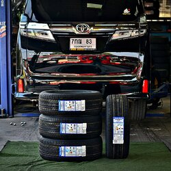 ยาง TOYO TRANPATH R30 235/50R18 97V ติดตั้งใส่ TOYOTA VELLFIRE