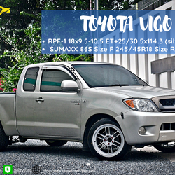 ล้อแม็กซ์ RPF-1 ขอบ18นิ้ว+ยางซิ่ง SUMAXX 86S 245/45R18 275/40R18