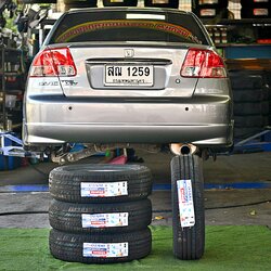 ยาง OTANI EK1000 185/65R15 88V ติดตั้งใส่ HONDA CIVIC Dimension