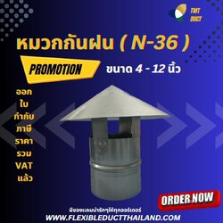 หมวกกันฝน N-36 หมวกจีนสังกะสี ขนาด 4 นิ้ว - 12 นิ้ว 1 กก. 1