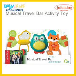 infantino ตุ๊กตาโมบายสัตว์ มีเสียงเพลง เสียงสัตว์ Musical Travel Bar