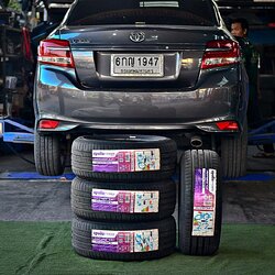 ยาง APOLLO Aspire 4G 205/45R17 88W ติดตั้งใส่ TOYOTA VIOS
