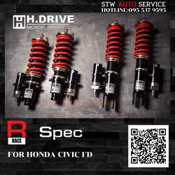 โช๊คสตรัทปรับเกลียว H-Drive S.spec HONDA CIVIC FD