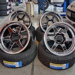 ยางใหม่ SUMAXX MaxRacing 86s 245/45R18 / 275/40R18 + ล้อ N5-SE ขอบ18