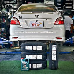 ยาง FIRENZA ST06 195/60R15 88H ติดตั้งใส่ TOYOTA VIOS