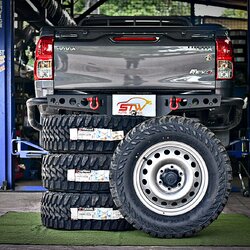 เปลี่ยนยาง TOYOTA REVO 4x4 ตอนเดียว YOKOHAMA GEOLANDAR MT G003 265/65R17 120/117Q