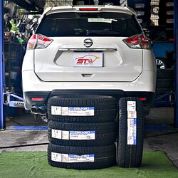 ยาง FALKEN WILDPEAK AT TRAIL 235/60R18 107H ติดตั้งใส่ NISSAN X-Trail